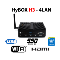 HyBOX H3-4L - Celeron v.1 - Rugged industrial miniPC with Intel Celeron processor and SSD (128GB), DDR4 RAM (4GB) and WiFi module - 3 YEAR WARRANTY 6.01.2023 Intel Celeron J4125 (4x 2.00GHz)