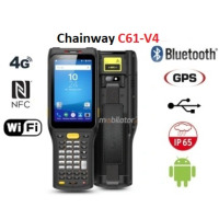 Chainway C61-V4 v.1 - Poręczny kolektor danych dla sklepu z pamięcią 4GB RAM i 64GB ROM, modułem NFC, klawiaturą oraz pojemną baterią