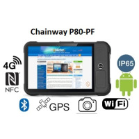  Chainway P80-PF v.2 - Wielofunkcyjny tablet z ekranem 8 cali i rozdzielczością 1920x1200, skanerem kodów kreskowych 2D, 4G, NFC