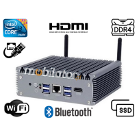 yBOX-X56-(6LAN)-I3 1125G4 v.3 - Computer dedicated to industry, 8GB RAM, 128GB SSD, 6*LAN