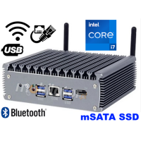yBOX-X56-(6LAN)-I7 1165G7 v.2 - Industrial MiniPC with rugged metal chassis, 4xUSB, 6xLAN, 1xHDMI, 1xCOM inputs and Intel Core i7 1165G7 processor, 8GB RAM, 256GB SSD