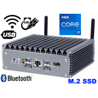 yBOX-X56-(6LAN)-I7 1165G7 v.3 - Dedicated Process Management Computer (6*LAN) - MiniPC I7 1165G7, 8GB RAM, 128GB M.2 SSD
