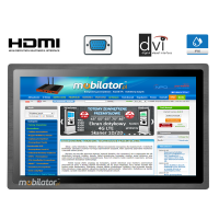 MoTouch 238 v.1 - Industrial Touch Monitor 23.8 inch - with IP65 standard on the front of the housing