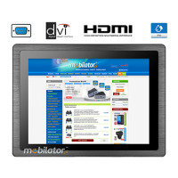 MoTouch 12 v.1 - Monitor przemysłowy z dotykowym wyświetlaczem - norma IP65 na panel przedni