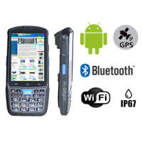 MobiPAD 7F v.2 - mały przemysłowy terminal danych z NFC, skanerem kodów 2D, 8-rdzeniowym procesorem, Wifi + Bluetooth
