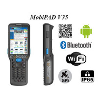MobiPAD V35 v.2 - wytrzymały kolektor danych ze skanerem kodów 2D, Wifi i Bluetooth, Android 12.0 i baterią 5200mAh