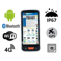 MobiPAD V9s v.5 - przemysłowy terminal danych 5.5 cala wyposażony w moduł UHF RFID, z przednią i tylną kamerą, 3GB RAM i 32GB ROM