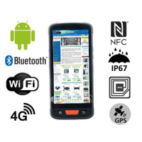 MobiPAD V9s v.11 - handy data terminal for logistics, with front and rear cameras, NFC and UHF RFID module, Android 11.0, Wifi and Bluetooth