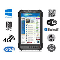 MobiPAD 9TS-J v.9 - nowoczesny tablet przemysłowy ze wzmocnioną obudową (norma IP65), skanerem kodów 2D, czytnikiem linii papilarnych, NFC, Windows 10, 8GB RAM i 256GB ROM