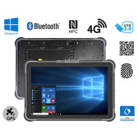 MobiPAD JST11 v.7 - solid 10.1-inch industrial tablet with 2D code scanner, fingerprint reader, 2 USB 3.0 ports, 1 RJ45 port, 4GB RAM and 64GB ROM