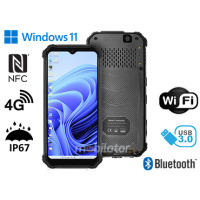 MobiPAD HS6 v.1 - wytrzymały kolektor danych (norma IP67) z NFC, Windows 11, procesorem Intel N100, GPS, WiFi, Bluetooth, 8GB RAM i 256GB ROM
