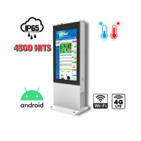 NoMobi Trex Hi65 v.8 - Comprehensive and rugged standing totem with 4500 nits sun-visible display, heating system and air delivery (14 days)