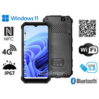 MobiPAD HS6 v.3 - solid and handy data collector with Zebra SE5500 2D code scanner, 6.5 inch touch screen, NFC module, Intel N100 processor, 8GB RAM, 256GB ROM