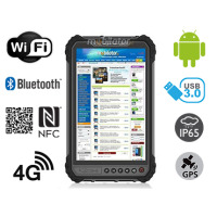 MobiPAD 9TS-5A v.8 - odporny na upadki i zachlapania tablet przemysłowy ze skanerem 2D, NFC, czytnikiem linii papilarnych, Android 11, 4GB RAM, 64GB ROM