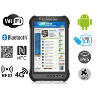 MobiPAD 9TS-5A v.9 - wielozadaniowy tablet przemysłowy z UHF RFID do 4 metrów, skanerem kodów kreskowych 2D, NFC, czytnikiem linii papilarnych, Android 11, 4GB RAM i 64GB ROM
