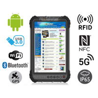 MobiPAD TS9T v.9 - wytrzymały tablet dla logistyki i przemysłu, z modułem UHF RFID z zasięgiem do 4 metrów, NFC i czytnikiem linii papilarnych, 8GB RAM, 256GB ROM