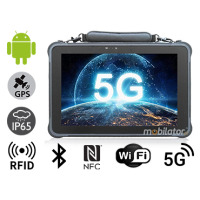 MobiPAD A311-T v.5 - multi-purpose industrial tablet with UHF RFID, NFC, RJ45 ports, USB 3.0, Wifi and Bluetooth 5.0, Android 10.0, 8GB RAM and 256GB ROM