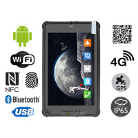 MobiPAD 8TS-5A v.10 - a handy and efficient industrial tablet with a high-accuracy GPS module, 2D scanner, NFC module, fingerprint reader, 5Mpx/13Mpx cameras, 6GB RAM and 128GB ROM