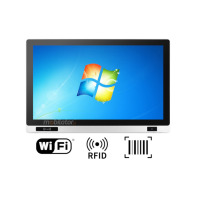 Mobitouch 215W-LF+2D v.1 - Water-resistant warehouse panel with WiFi, 2D scanner, 125 kHz RFID and 21.5-inch screen