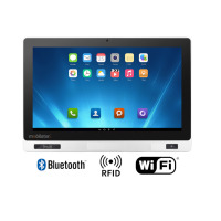 Mobitouch 156A-LF+2D v.1 - Panel operatorski na Androidzie 12 do zastosowań przemysłowych - ze skanerem 1D/2D, WiFi, RFID 125 kHz oraz ekranem 15.6 cali 
