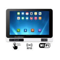 Mobitouch 101AH-LF+2D v.8 - Odporny na kurz i wodę panel do użytku w przemyśle z dotykowym ekranem rezystywnym, 4G, 8GB RAM, RFID 125 kHz, skanerem 1D/2D oraz WiFi