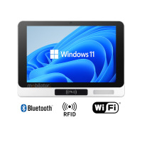 Mobitouch 101W-LF v.1 - Rugged industrial-grade control panel with WiFi, 125 kHz RFID and a 10.1-inch screen