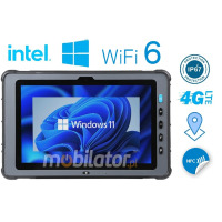 Mobipad 10DS-RTC v.2 - 10.1-inch rugged tablet with Intel i5 processor, 10000mAh battery, 4G, NFC, GPS, and 2D scanner - for logistics, warehouses, and field tasks