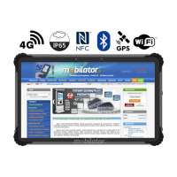 MobiPad T1300R-2 v.7 - Android 12 tablet with 2D Honeywell and UHF RFID scanner 4m - RK3588, 8GB RAM, 256GB, IP65, 13.3'', LTE, GPS, NFC, WiFi - perfect for logistics and warehouses