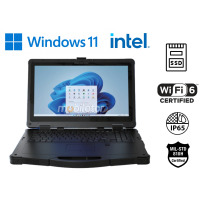 Emdoor X15A v.6 - Wytrzymały laptop do zastosowań przemysłowych - i5 12. gen, 16GB RAM, 256GB SSD, IP65, GPS, 4G, ekran 1000 nitów, Windows 11 PRO