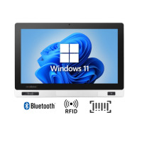 Mobitouch 156W-LF+2D v.5 - Rugged industrial control panel for Windows 11 with capacitive screen, 16GB RAM, 512GB SSD, 4G RFID 125 kHz and WiFi