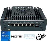 IBOX 3611N (i7) v.4 - Multi-tasking mini desktop computer for on-the-go use with an Intel Core i7 processor, 16GB DDR4 RAM, 1TB M.2 SSD, and WiFi6