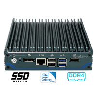 IBOX 4111N v.2 - Rugged industrial PC (Windows 11 compatible) with Intel Celeron processor, WiFi5 and 4x USB