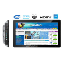 BiBox 156-I58 v.2 - Robust 15.6-inch panel computer, 1080p industrial screen, Intel i5-8250U, 8/128GB, RS232 x2, 2x RJ45, Windows 11 Pro - For building automation and Smart City systems