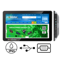 BiBox 133-I58 v.3 - Przemysłowy panel PC 13.3" Full HD, Intel i5-8250U, 8GB RAM, SSD 256GB, IP65 na przód, RS232 podwójny, 2x RJ45 - Rozwiązanie dla logistyki i magazynów