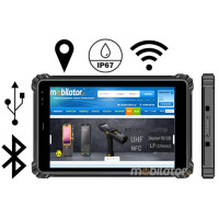 MobiPAD MR-1007W v.2 - Multi-tasking 10" industrial tablet with a bright 800 nits screen and a resolution of 1200x1920, 6000mAh, BT 5.1