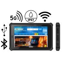 MobiPAD MR-803A v.14 - Odporny na wodę i pył tablet z 8-calowym ekranem o jasności 1000nits, FBI Fingerprint, oraz dokładnym GPS U-BLOX M8N