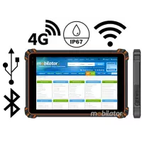 MobiPAD MR-1006A v.12 - Przenośne tablety 10-calowe z Androidem 13, 8GB RAM + 128GB ROM, 10000 mAh, 300 nitów, IP67, BT 5.3, 4G, WiFi, NFC