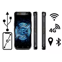 MobiPad S7300N v.2 - Terminal danych do magazyn z 6 calowym ekranie o jasności 400 nitów, NFC, Honeywell N5703, IP67, WiFi 5 oraz baterią 4850mAh