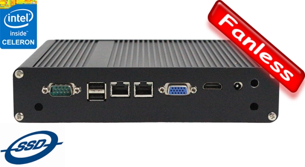 Przemysłowy Fanless MiniPC IBOX-ZPC-H6-X4