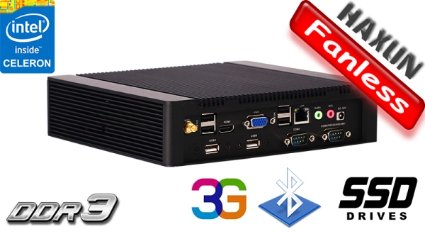 MiniPC Przemysłowy Fanless MBOX-K900-Celeron v.3.1