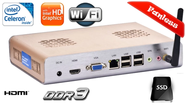 Industrial Fanless MiniPC mBOX-T30V v.3