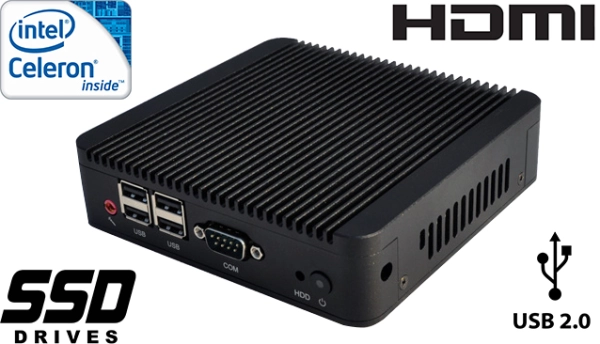 Industrial Fanless MiniPC mBOX Nuc Q100N-01 v.1