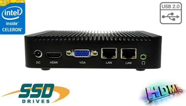 10x Industrial Fanless MiniPC mBOX Nuc Q100S-01 v.4