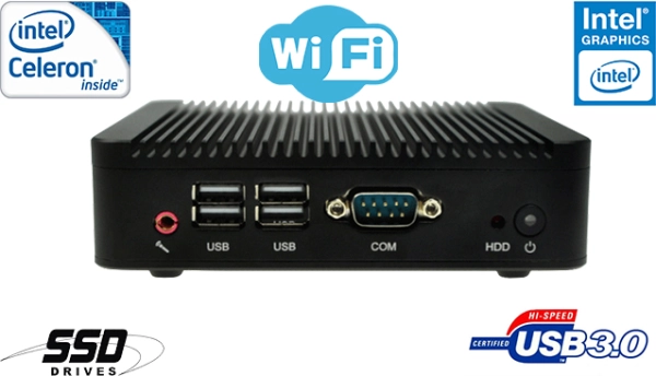 Industrial Fanless MiniPC mBOX Nuc Q180S-01 v.3