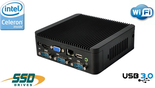 10x Industrial Fanless MiniPC mBOX Nuc Q180C v.2
