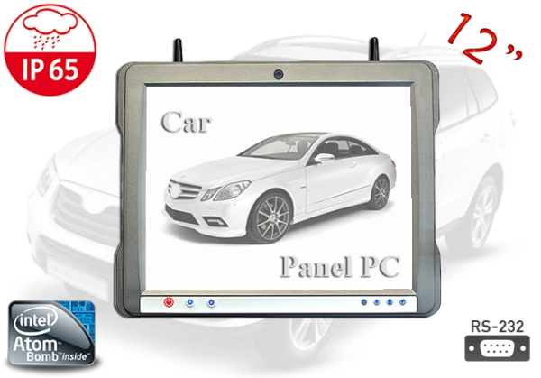 Industial Touch PC Fanless (Car PanelPC) moBOX-51228TA