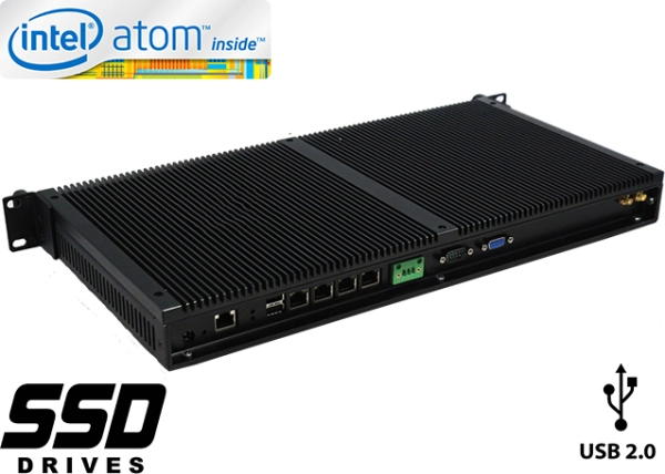 Przemysłowy Komuter Fanless MiniPC IBOX-D2550F