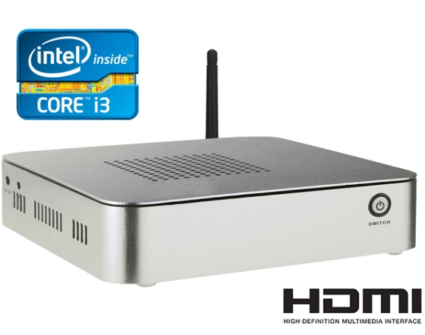 Komputer Przemysłowy Fanless MiniPC nBOX-X25-I3 BAREBONE