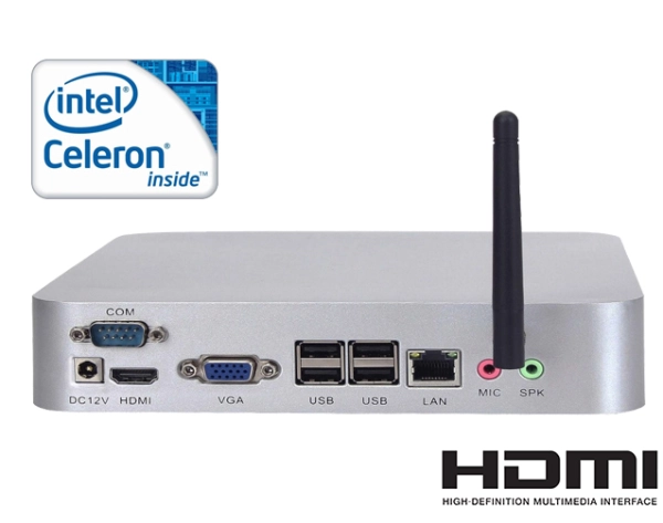 Industrial Computer Fanless MiniPC nBOX-X26 BAREBONE