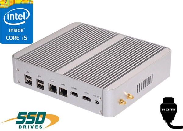 Przemysłowy MiniPC mBOX-T5200U v.1
